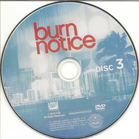 dvd cover Burn Notice: Season 5 (2011) R1