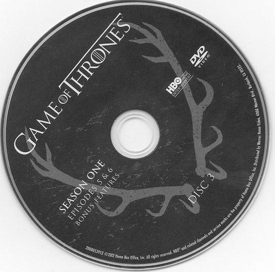 dvd cover Game of Thrones: Season 1 (2011)