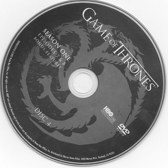 dvd cover Game of Thrones: Season 1 (2011)