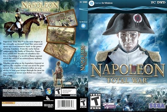 dvd cover Napoleon Total War