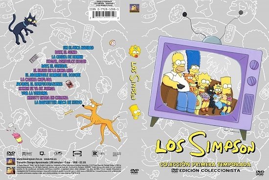 dvd cover The Simpsons: Season 1 - Spanish Front Cover