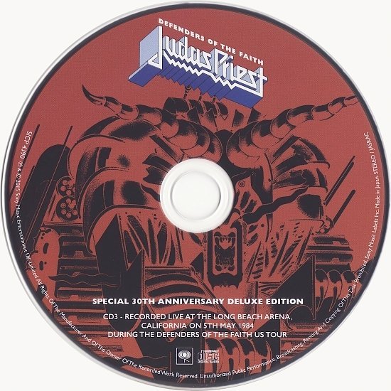 dvd cover Judas Priest - Defenders Of The Faith