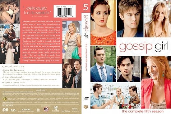 dvd cover Gossip Girl: The Complete Fifth Season (2011) R1