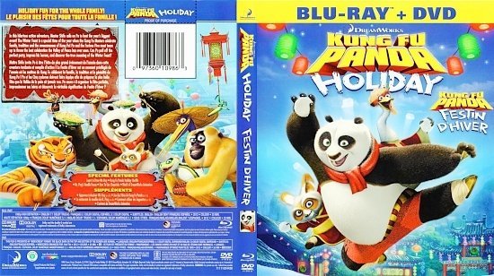 dvd cover Kung Fu Panda Holiday