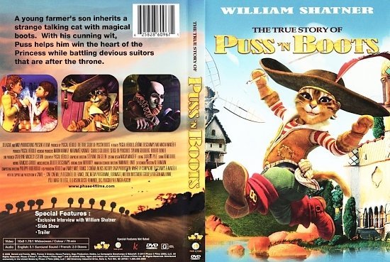 dvd cover The True Story Of Puss'n Boots