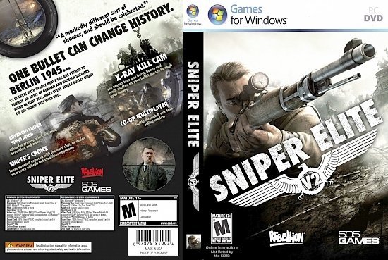 dvd cover Sniper Elite NTSC f