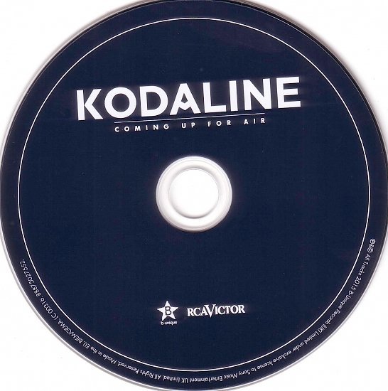 dvd cover Kodaline - Coming Up For Air