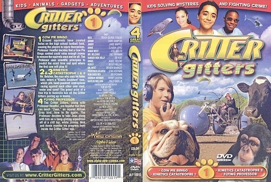 dvd cover Critter Gitters Volume 1 (1998-TV) R0