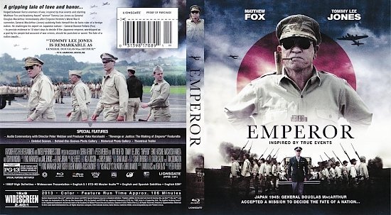 dvd cover Emperor R1 Blu-Ray