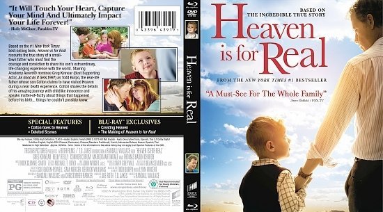 dvd cover Heaven Is for Real R1 Blu-Ray