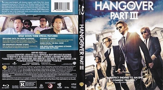 dvd cover The Hangover: Part III R1 Blu-Ray