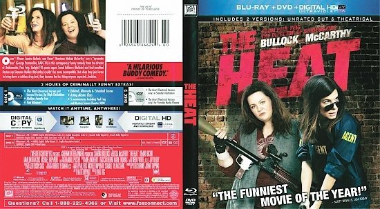 dvd cover The Heat R1 Blu-Ray