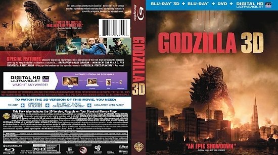 dvd cover Godzilla R1 Blu-Ray s