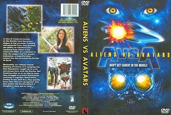 dvd cover Aliens Vs Avatars