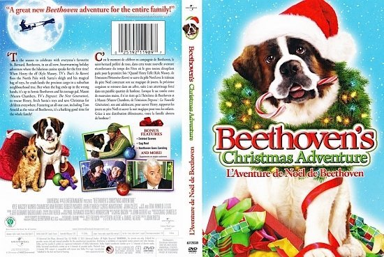 dvd cover Beethoven's Christmas Adventure L'aventure de Noel de Beethoven