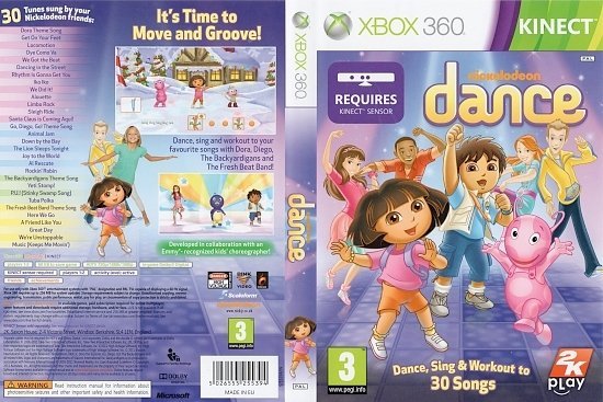 dvd cover Nickelodeon Dance PAL