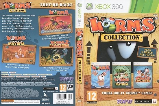 dvd cover Worms Collection PAL