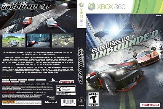 dvd cover Ridge Racer Unbounded