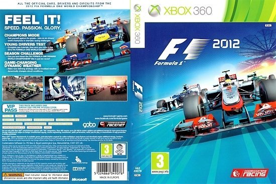 dvd cover Formula 1 PAL