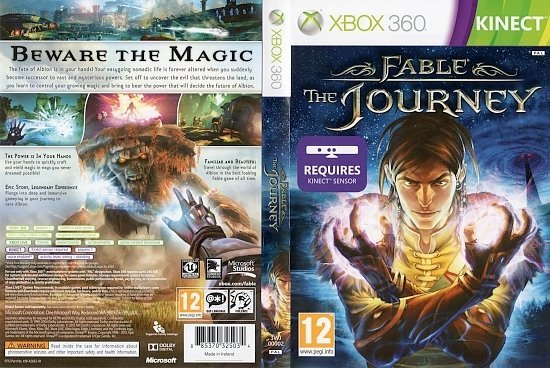 dvd cover Fable The Journey PAL