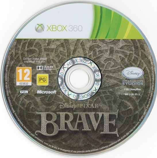 dvd cover Brave PAL