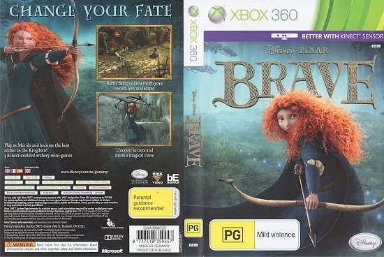 dvd cover Brave PAL