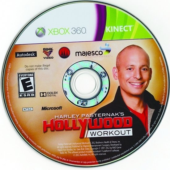 dvd cover Harley Pasternak's: Hollywood Workout NTSC