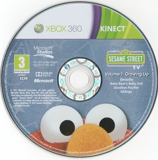 dvd cover Sesame Street PAL