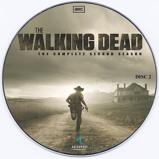 dvd cover The Walking Dead (2011) Season 2 - CD Labels