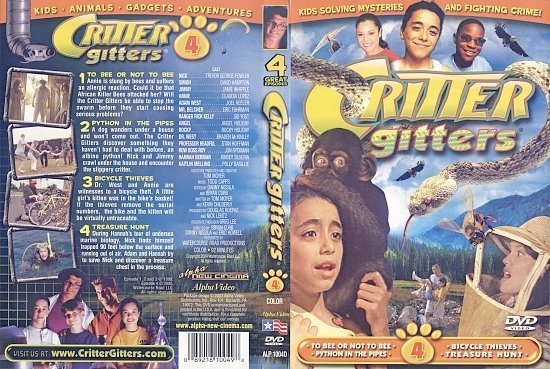 dvd cover Critter Gitters Volume 4 (1998-TV) R0