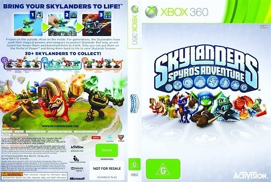 dvd cover Skylanders Giants PAL & NTSC