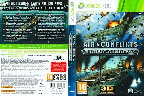dvd cover Air Conflicts Pacific Carriers PAL