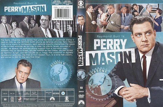Perry Mason Complete Season 5 Custom DVD Labels 