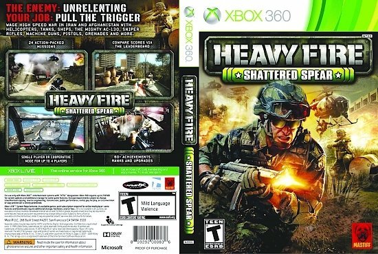 dvd cover Heavy Fire: Shattered Spear NTSC