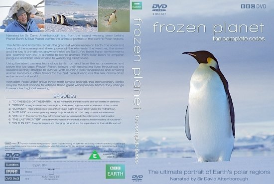 dvd cover BBC Frozen Planet