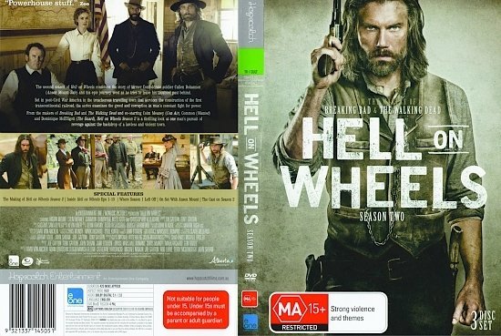 dvd cover Hell On Wheels: Season 2 R4