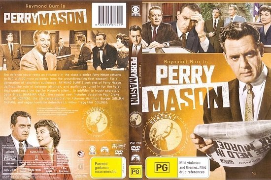 Perry Mason Complete Season 2 Custom DVD Label 