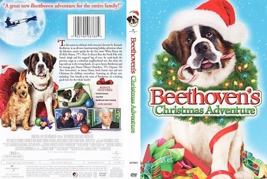 dvd cover Beethoven's Christmas Adventure