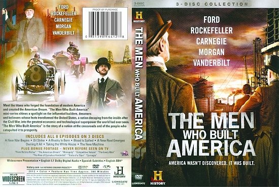 dvd cover The Men Who Built America R1