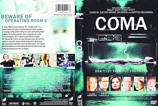 dvd cover Coma R1