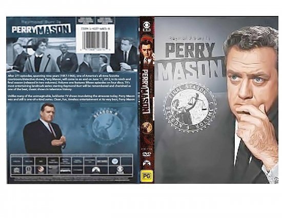 dvd cover Perry Mason Complete Season 9 Custom DVD Labels