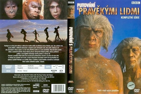 dvd cover Walking with Cavemen (2003) R2 Czech