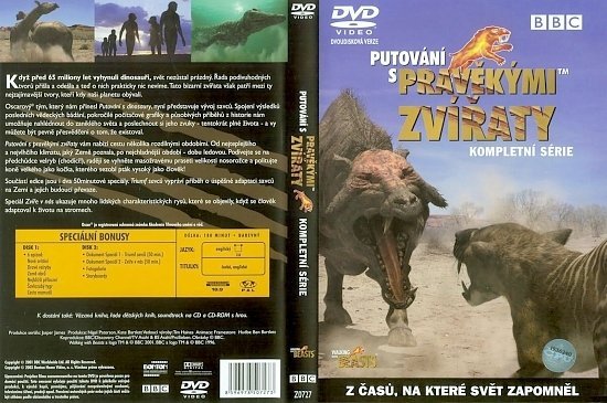 dvd cover Walking with Beasts (2001) R2 Czech