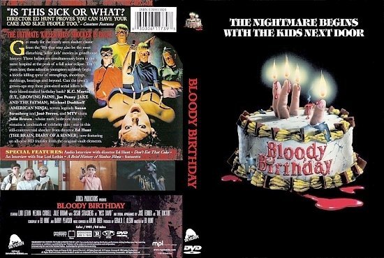dvd cover Bloody Birthday