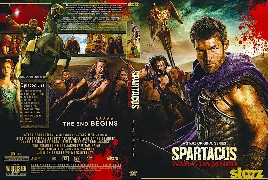 dvd cover Spartacus: War of the Damned WS R0