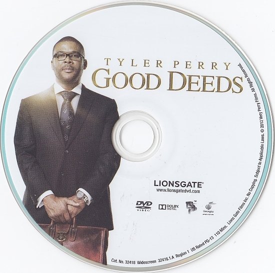 dvd cover Good Deeds WS R1