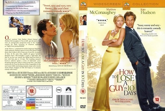 dvd cover How To Lose A Guy In 10 Days (2003) WS R2
