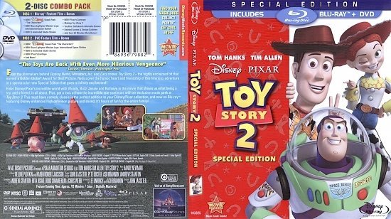 dvd cover Toy Story 2 (1999) Blu-Ray