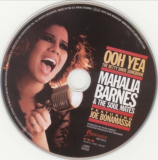 dvd cover Mahalia Barnes & The Soul Mates - Ooh Yea! The Betty Davis Songbook