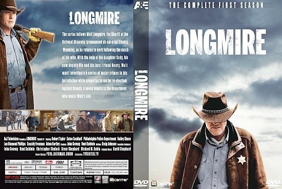dvd cover Longmire: Season 1 R0 Custom